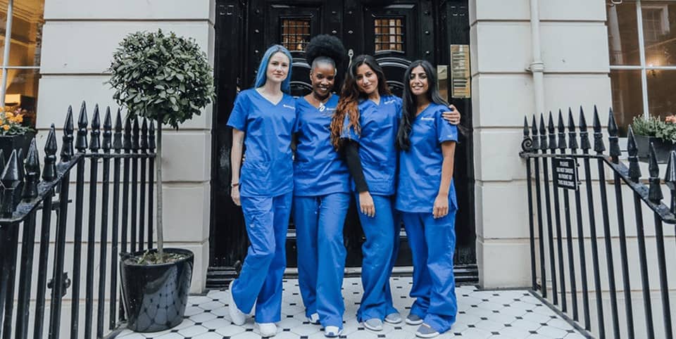 EMface clinic team on Harley Street